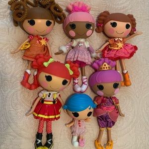 Lalaloopsy Dolls-6 of them